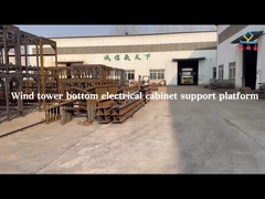 Wind tower bottom electrical cabinet support platform