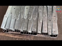 Custom Galvanised Steel Slotted Flat Bar Metal Stamping Die Casting Forging