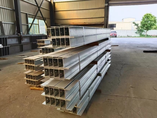 DIN JIS PFC Galvanised 100mm C Section Steel Beams For Outdoor