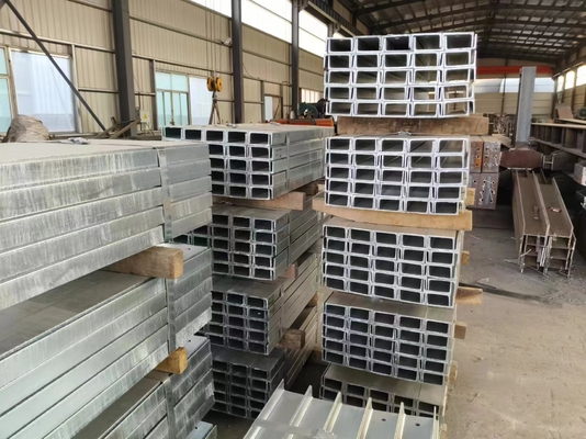 Outdoor Parallel Flange Galvanized Metal C Section Steel 150mm