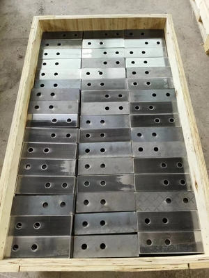 Galvanized Flat Bar Slotted Steel CNC Processing For Construction