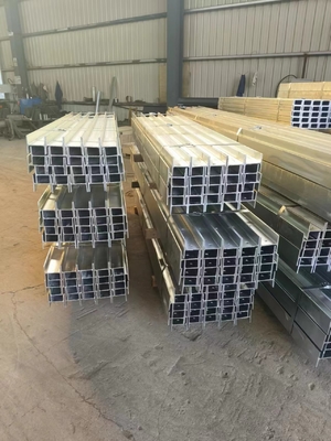 OEM Welded Metal Sleeper Retaining Wall Posts HDG Galvanized