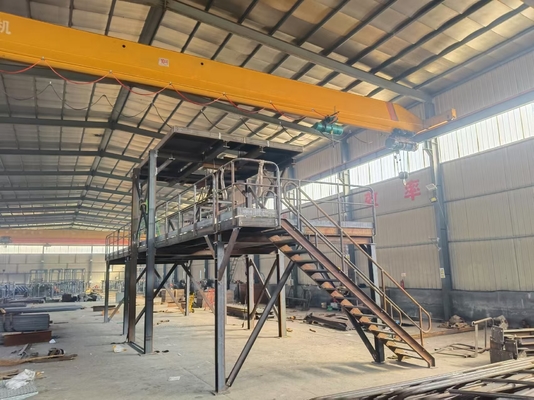 Customizable Steel Structure Platform For Mining Projects Galvanized