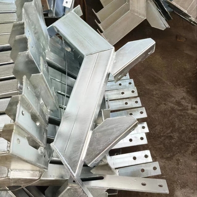 Galvanized Stair Tread Steel Structure Manufacturers Welded Stair Railing