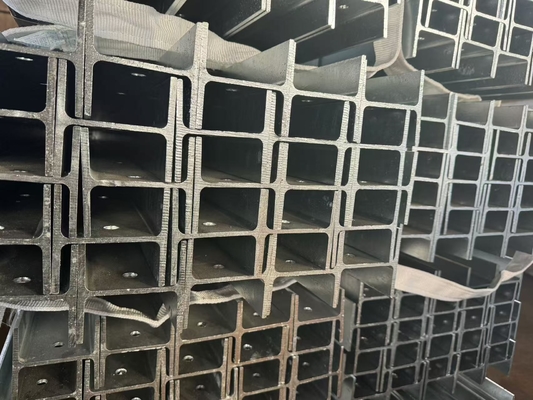 H Shaped Galvanized Bolted Sleeper Posts In Length 900mm To 12000mm