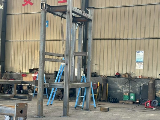 Customized Anti Corrosion Steel Support Frame For Wind Tower Electrical Equipment Bottom
