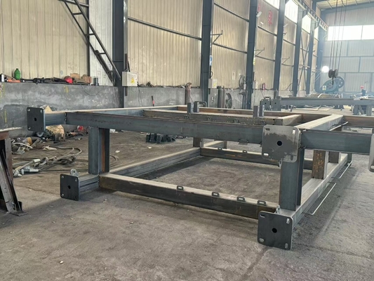 High Strength Prefabricated Structural Steel Frame For Industrial Buildings Anti Corrosion Earthquake Resistance