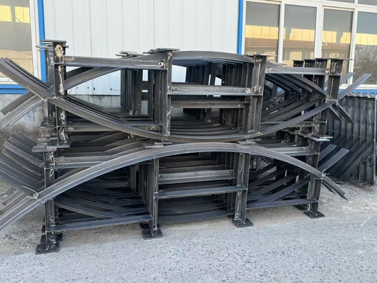 Hot Dip Galvanized Steel Structure Platform Supporting Electrical Cabinet On Bottom Of Wind Tower