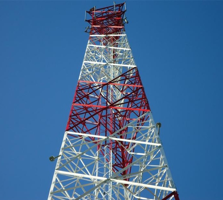 High Quality Customizable Triangular Angle Steel Telecommunication Tower Kit With Mounting Brackets And Accessories